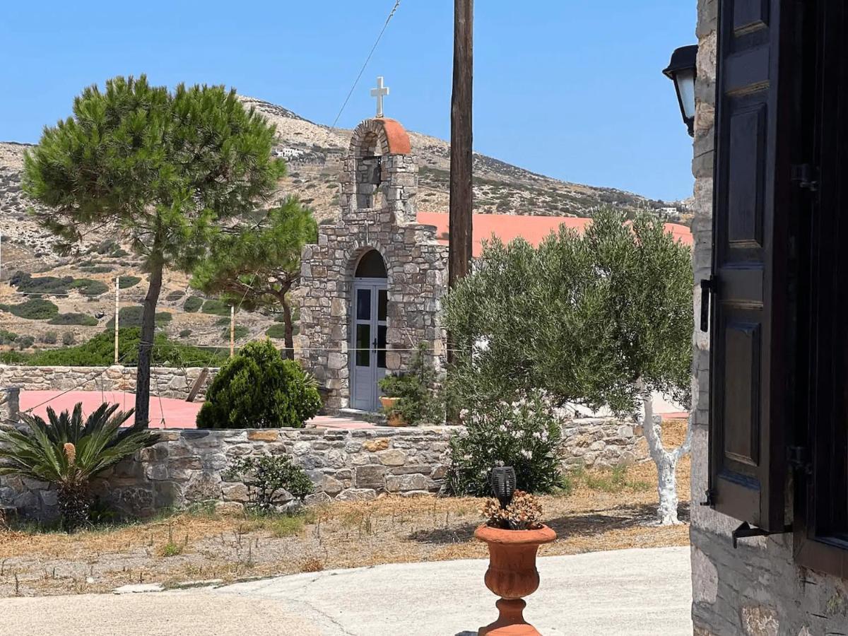 Πέτρινο Εξοχικό Σπίτι Στη Σύρο Agros  Exterior foto